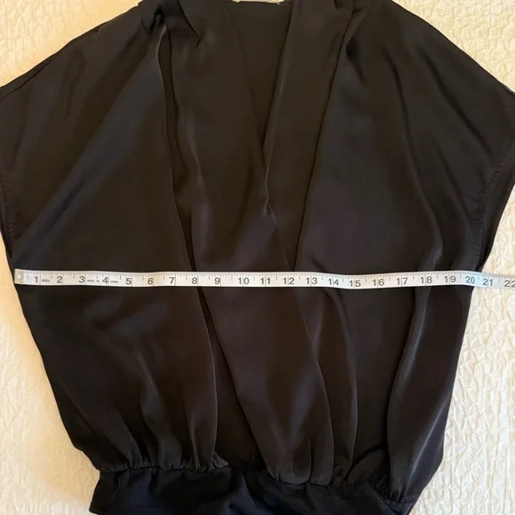 Aiblee Black Surplice Bodysuit - Size Large - Picture 5 of 12